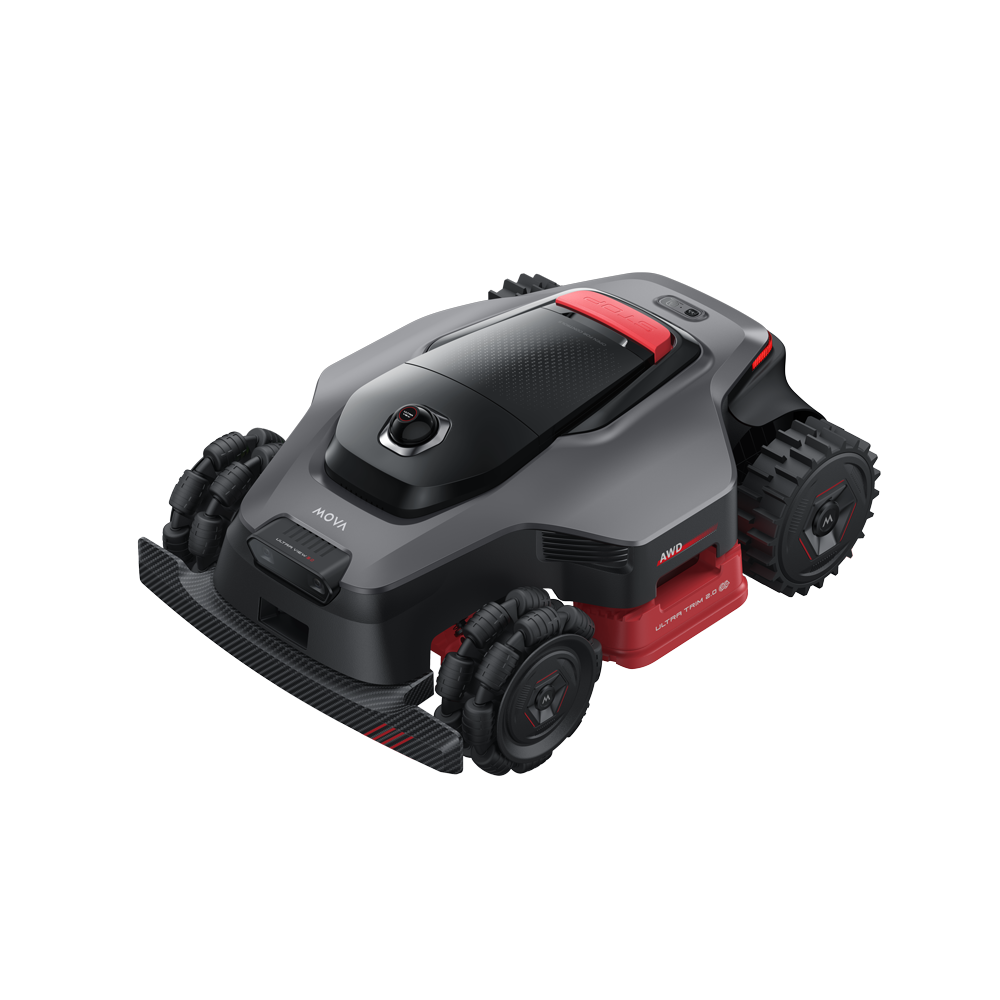 MOVA LiDAX Ultra AWD 1600 Mähroboter + GC205 Astsäge 20 V und 12 cm mit bürstenlosem Motor