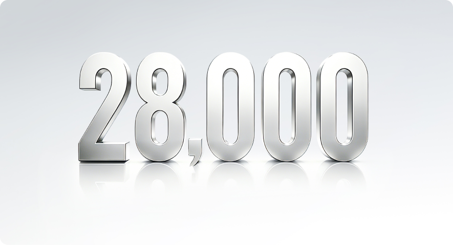  - 28.000 U/min* max. Drehzahl