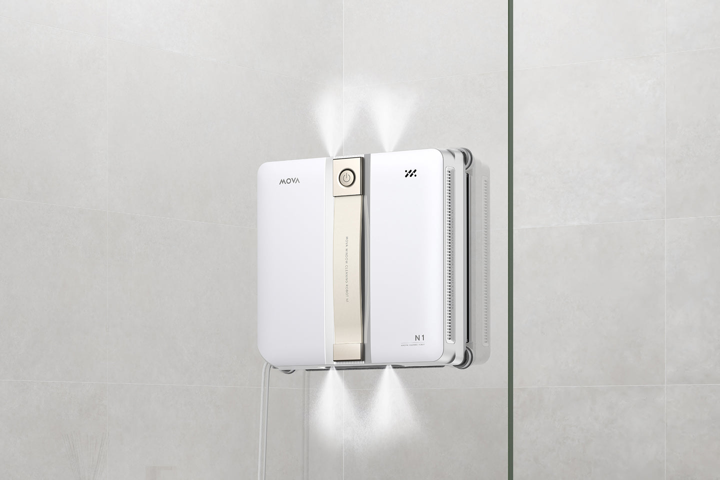 Reinigung mehrerer Oberflächen mit einem Roboter - 