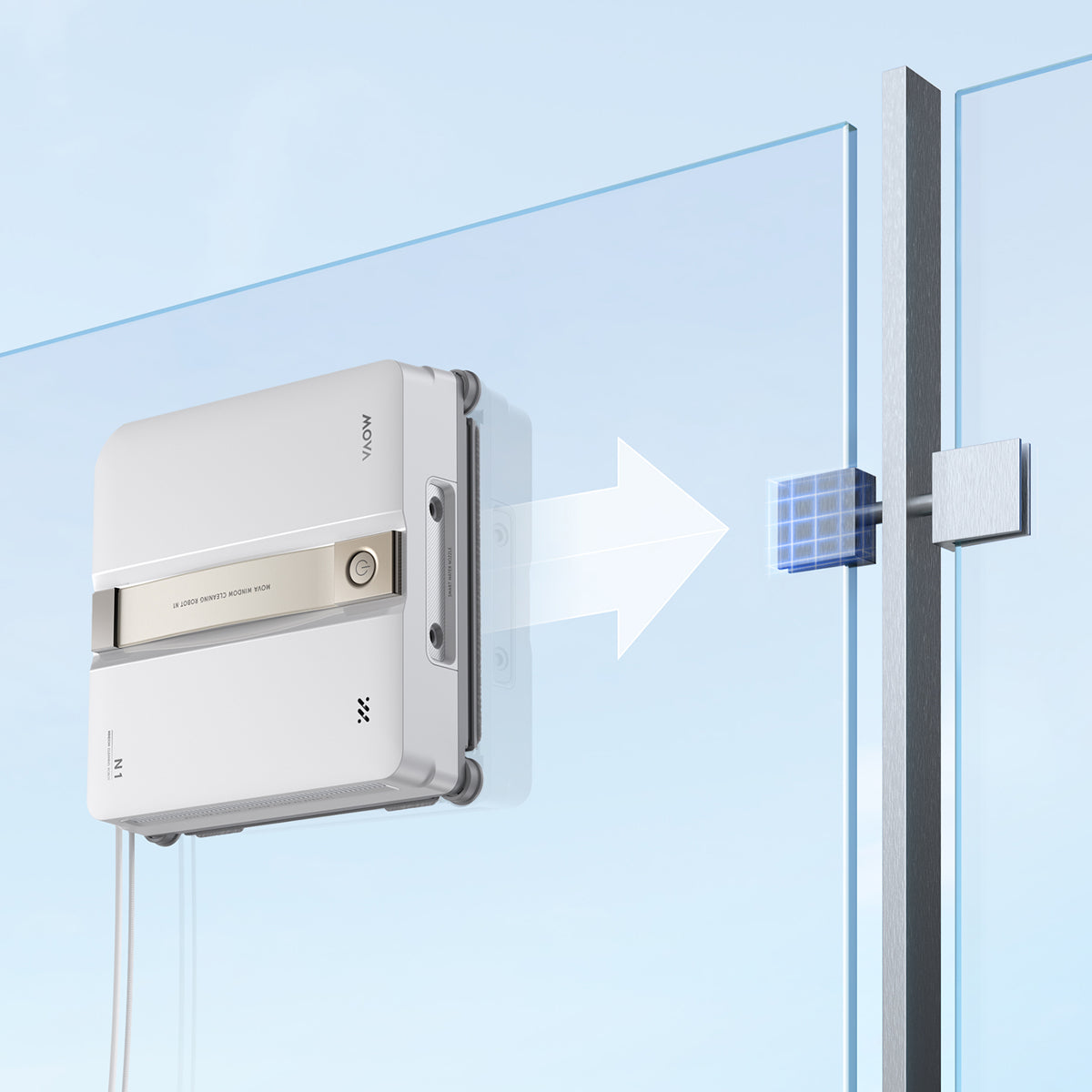 mova robot n1 window cleaning intelligente hindernisvermeidung, makellose reinigung - 