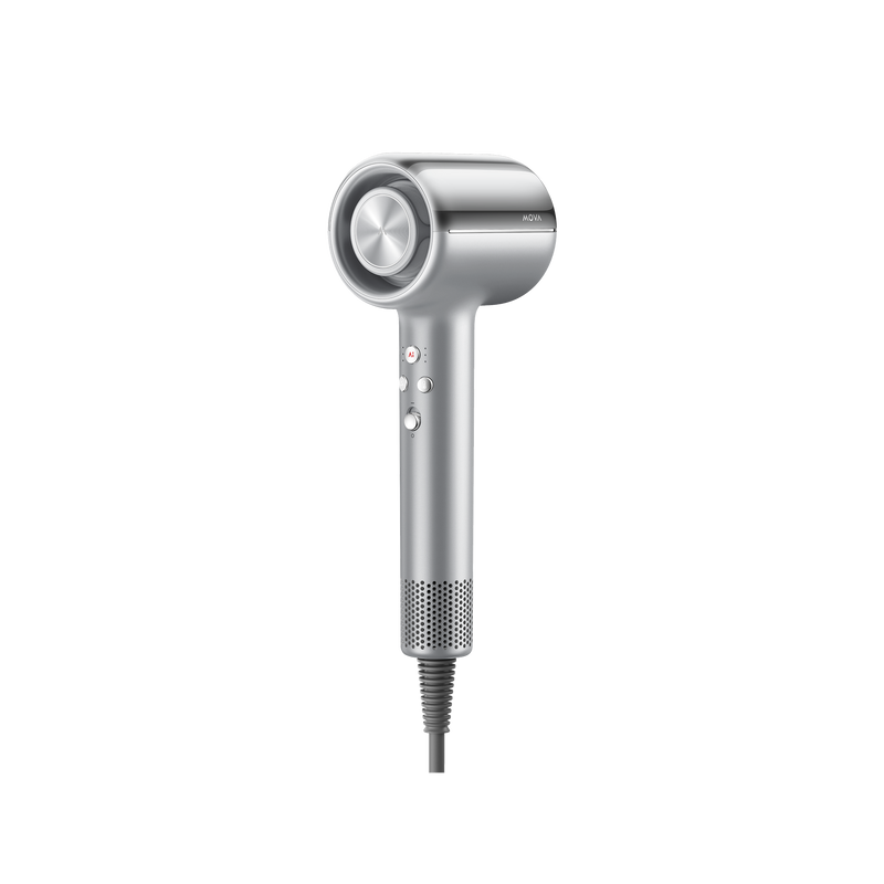 mova shine 20 profi-haartrockner silber schnelles trocknen