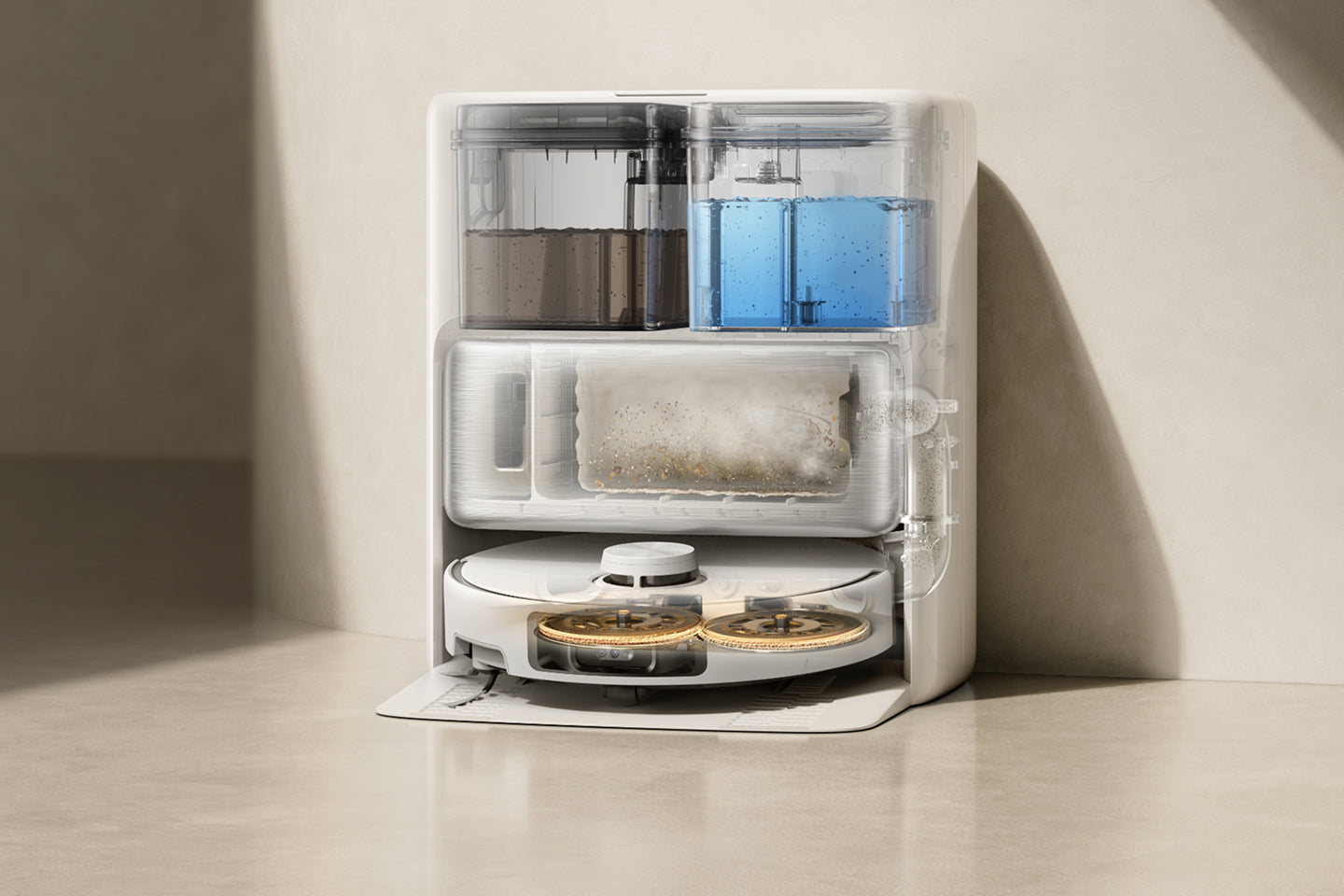 Auto-Nachfüllung der Reinigungslösung