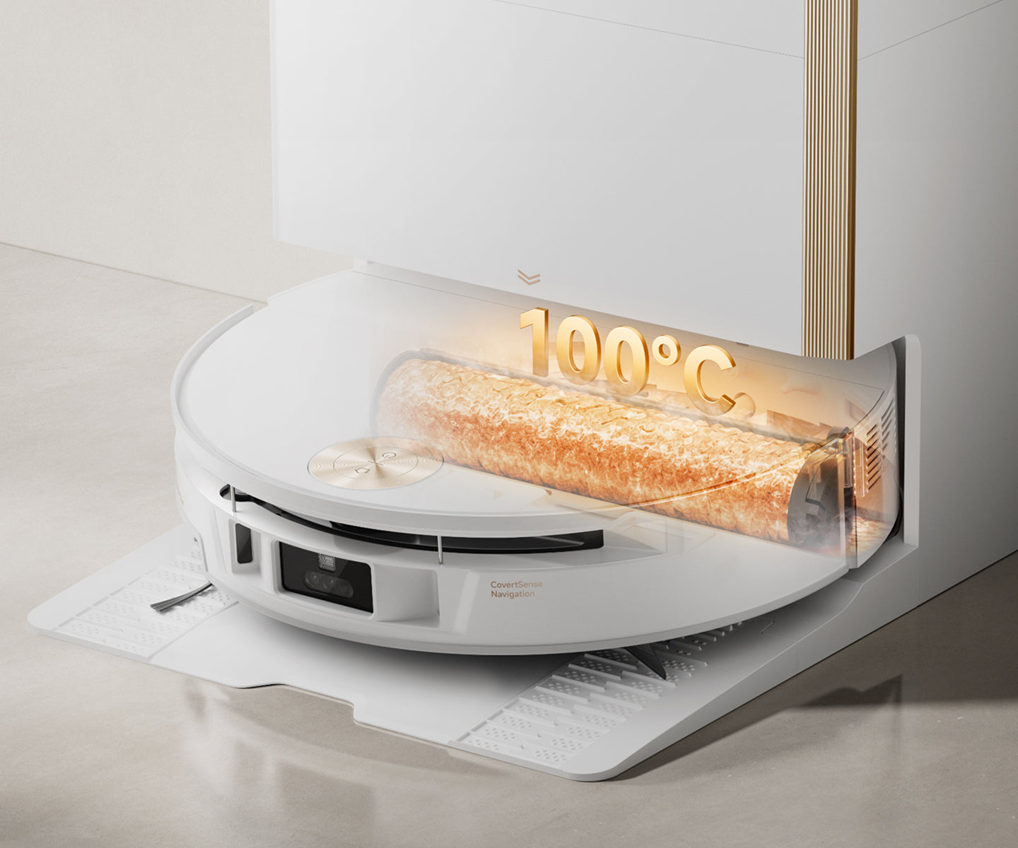 100°C (212°F)* Hochtemperatur-Moppwaschen - 