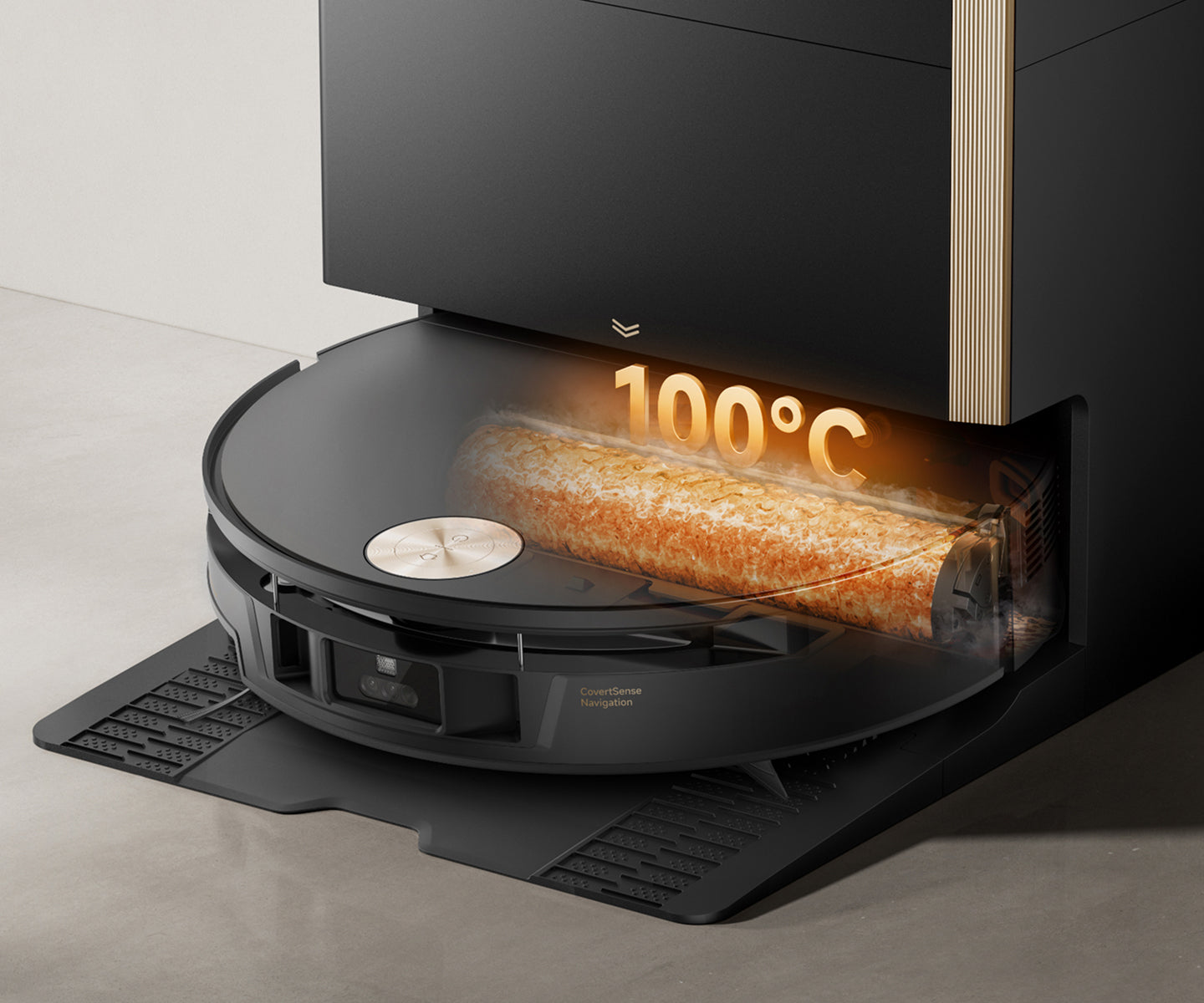 100°C (212°F)* Hochtemperatur-Moppwaschen - 