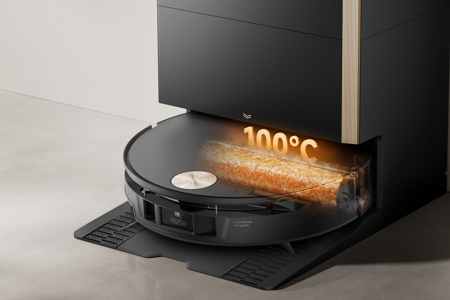 100°C (212°F)* Hochtemperatur-Moppwaschen