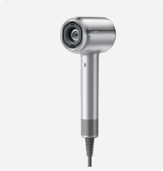mova shine 20 silber haartrockner