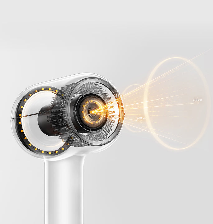 mova shine 20 aluminium-angetriebene kopfhautpflege