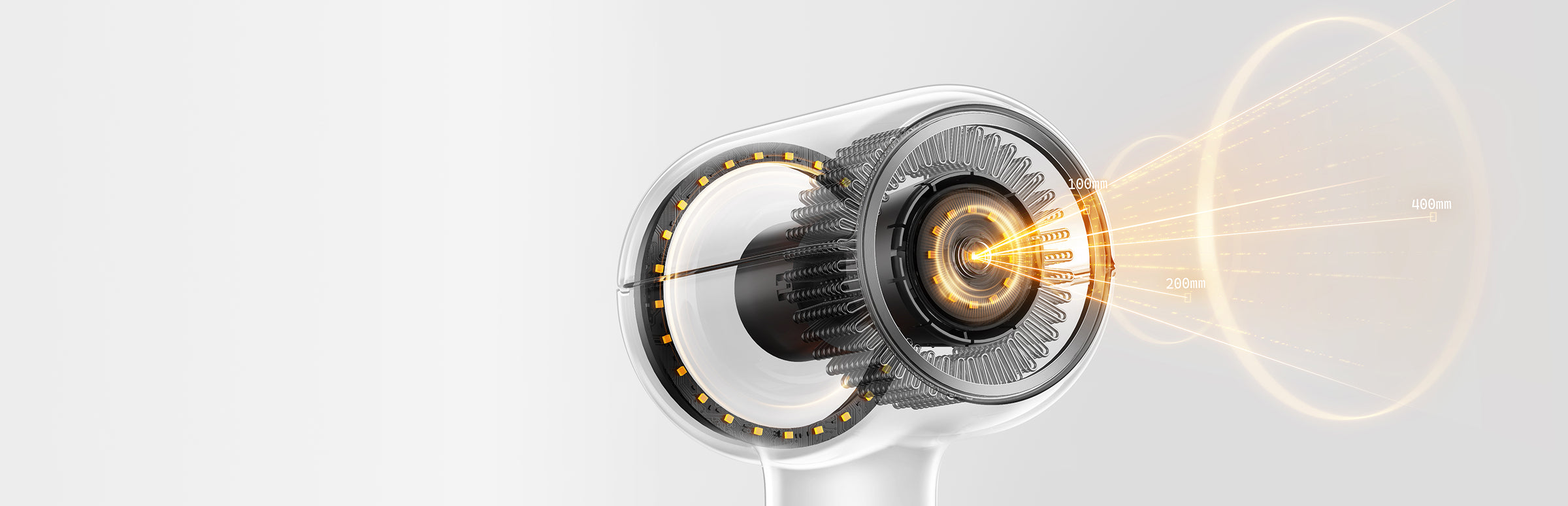 mova shine 20 aluminium-angetriebene kopfhautpflege