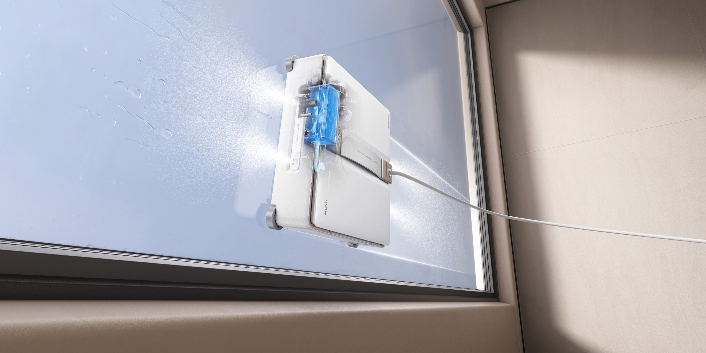 MOVA T1 Station Fensterputzroboter Dual-Wing Nebelreinigungssystem
