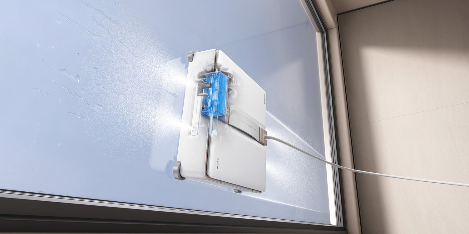 MOVA T1 Station Fensterputzroboter Glas