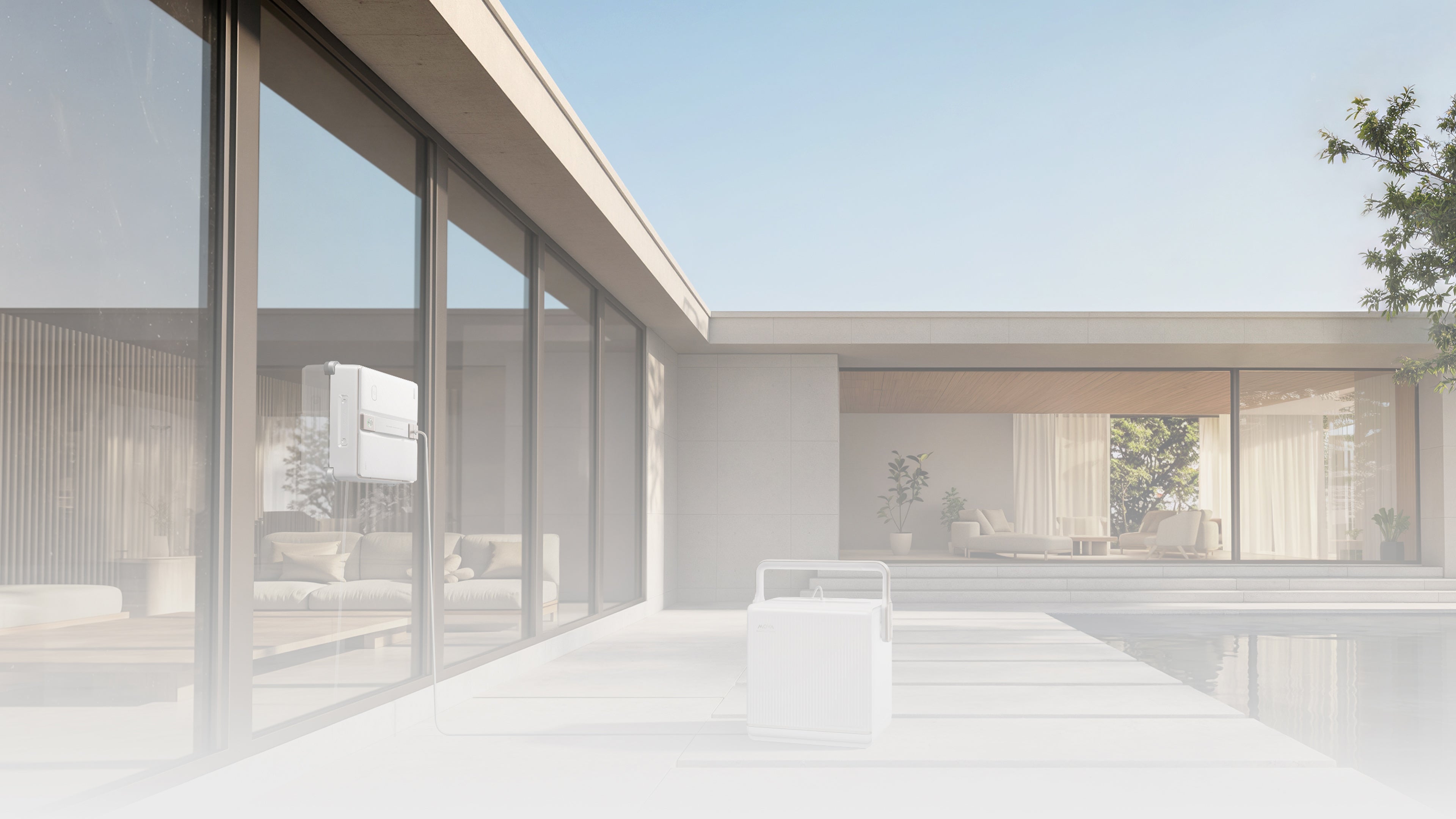 MOVA T1 Station Fensterputzroboter Ihre mobile Zentrale: Multifunktionale BoostBay™-Basisstation