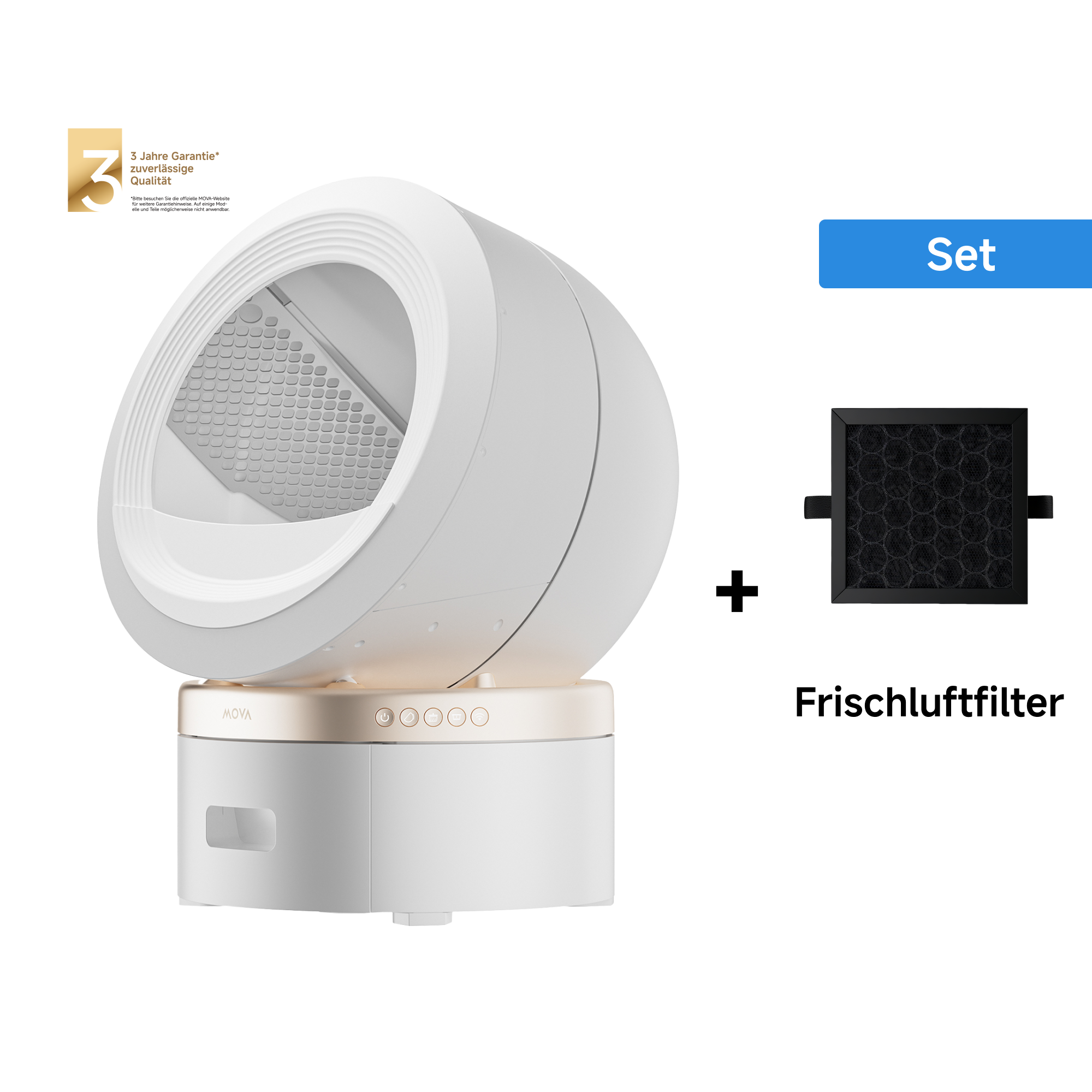 MOVA Fall Prime Day MOVA MeowgicPod LR10 Prime – Intelligente Katzentoilette +  Frischluftfilter