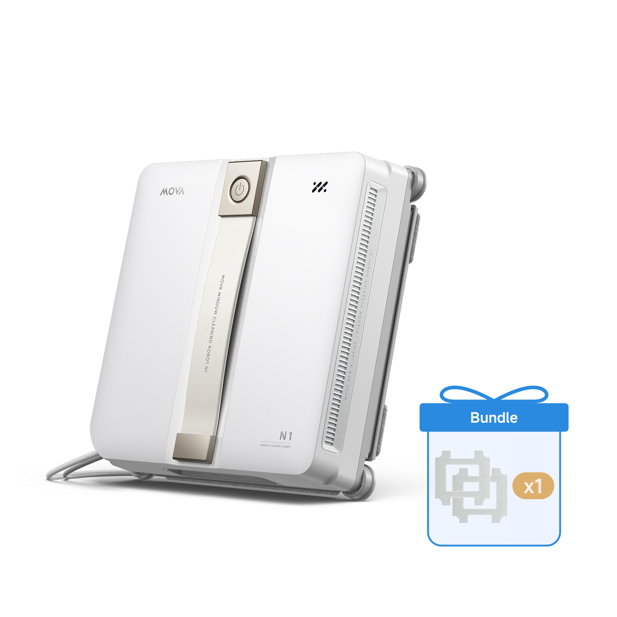 Window Cleaning Robot N1 White + Reinigungstuch