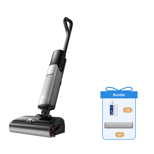 MOVA X4 Pro Nass- und Trockensauger + Rollbürste + 500ml Reinigungslösung
