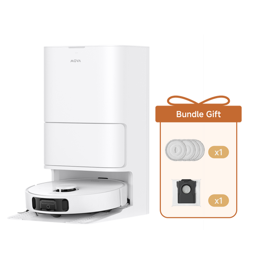 MOVA E30 Ultra Saugroboter+Staubbeutel für+Wischpad für