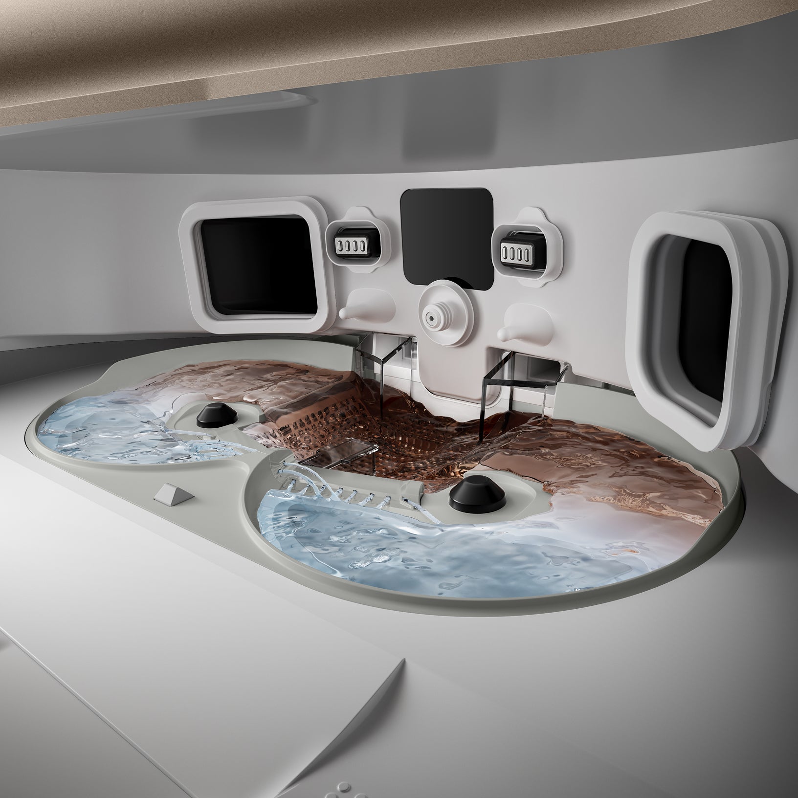 JetSpray Dryboard™ 2.0 Waschbrett-Design