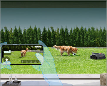 mova viax 250 trueguard live video patrouille gartensicherheit