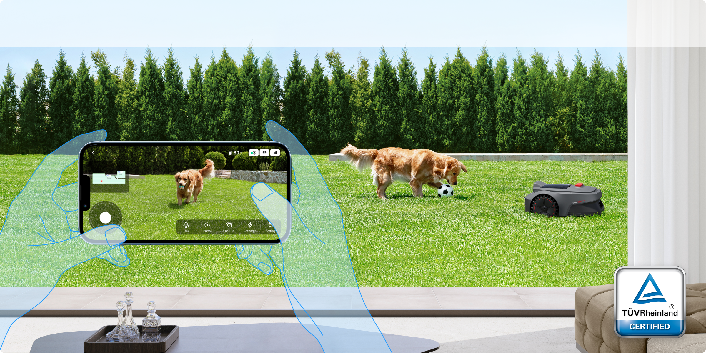 mova viax 250 dormez tranquille avec le système trueguard réfléchi