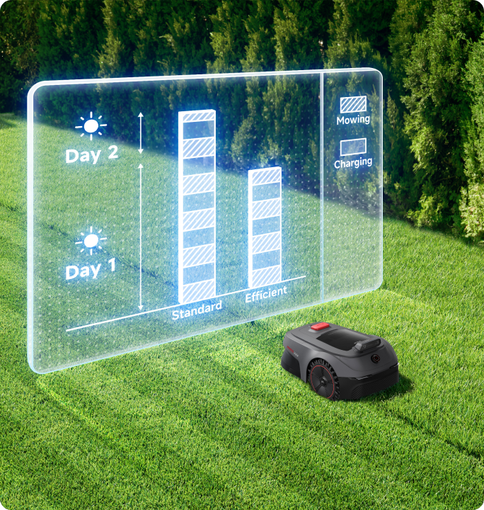 Einstellbare Mäheffizienz - 