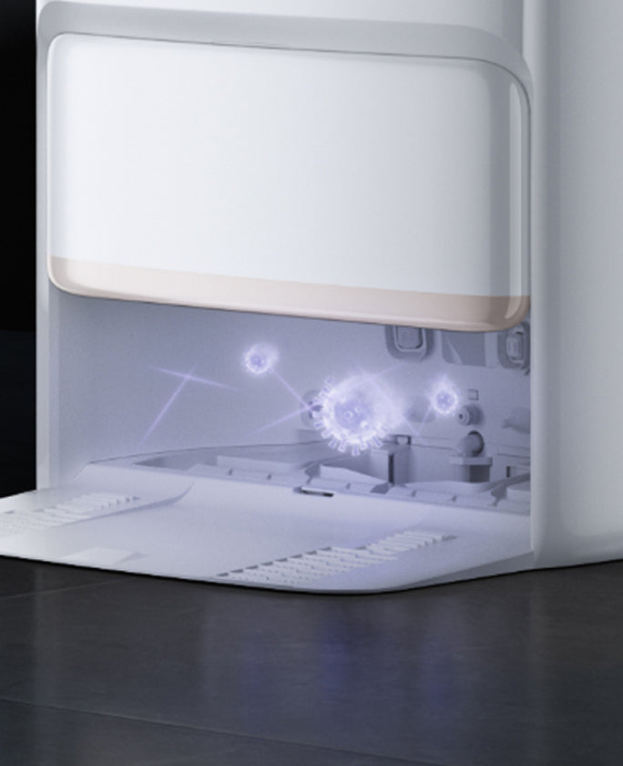 mova z60 ultra roller complete weiß uv-sterilisation auf dem waschbrett entfernt bis zu 99,99 % der bakterien