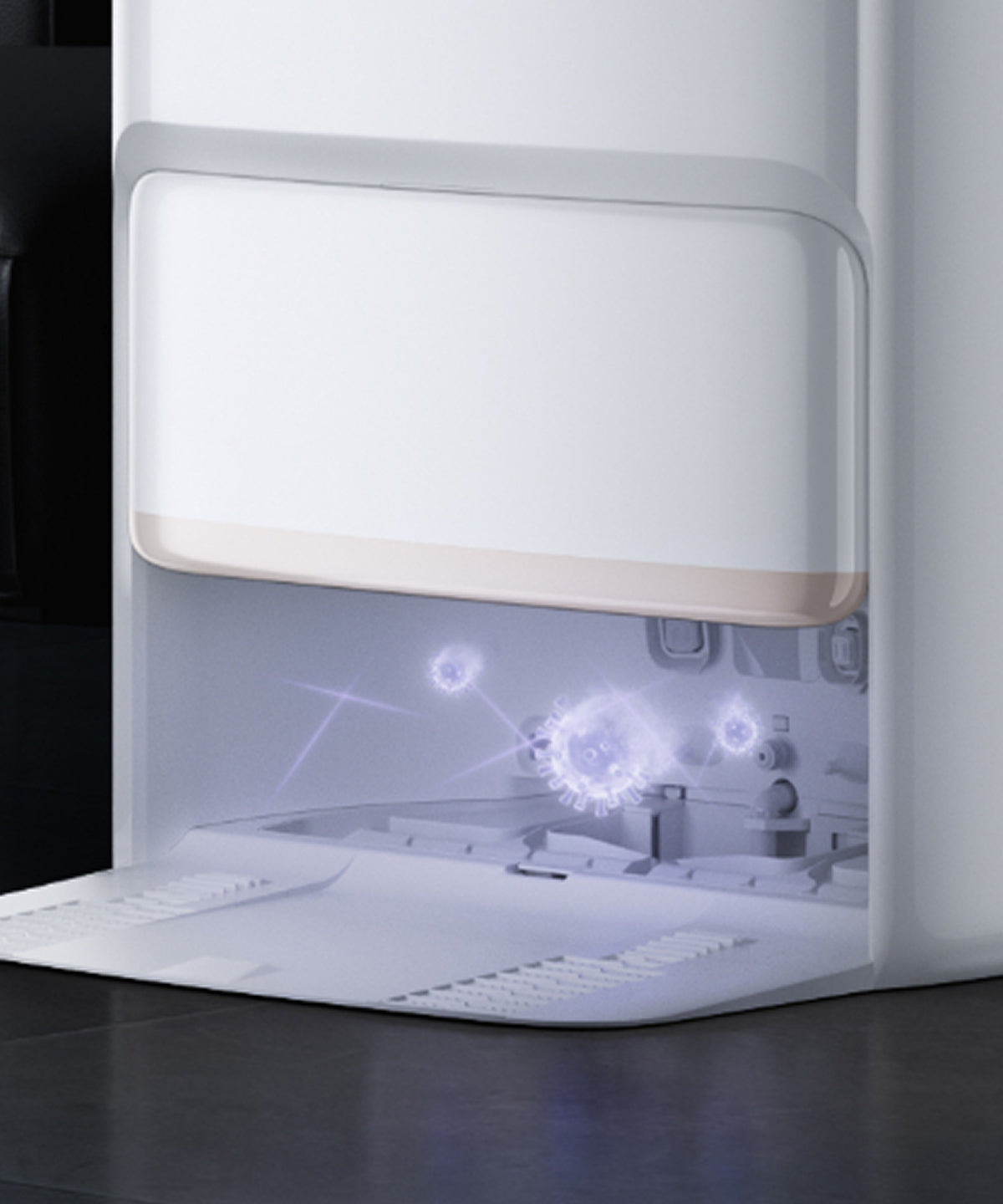 mova z60 ultra roller complete weiß uv-sterilisation auf dem waschbrett entfernt bis zu 99,99 % der bakterien