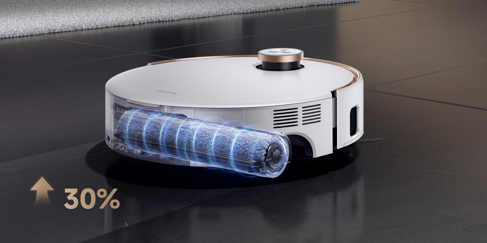 mova z60 ultra roller complete weiß hydroforce™-wischen frische auf knopfdruck